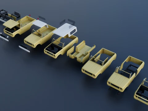 国際スカウト 1963 3Dプリントモデル
