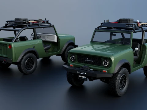 International Scout Custom 1965 3D Print Model