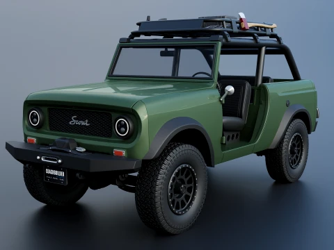 International Scout Custom 1965 3D Print Model