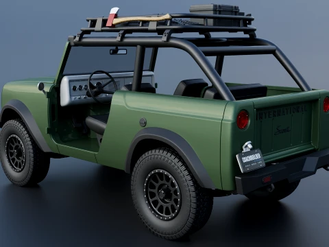 International Scout Custom 1965 3D Print Model