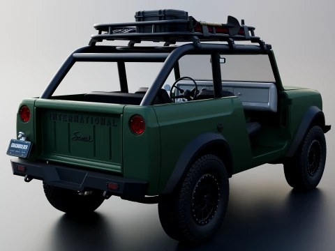 International Scout Custom 1965 3D Print Model