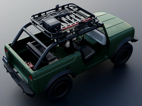 International Scout Custom 1965 3D Print Model