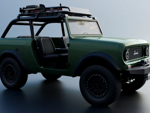 International Scout Custom 1965 3D Print Model