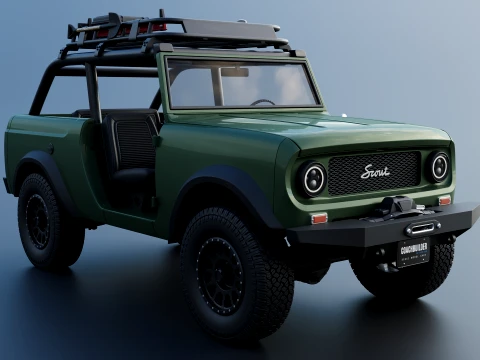 International Scout Custom 1965 3D Print Model
