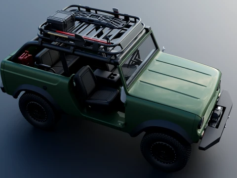 International Scout Custom 1965 3D Print Model