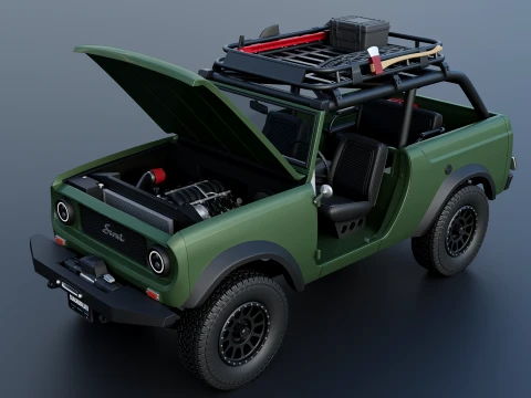 International Scout Custom 1965 3D Print Model