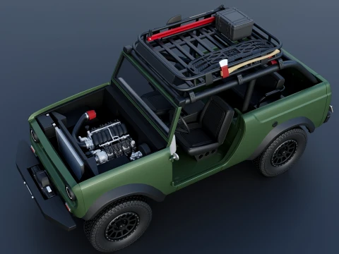 International Scout Custom 1965 3D Print Model