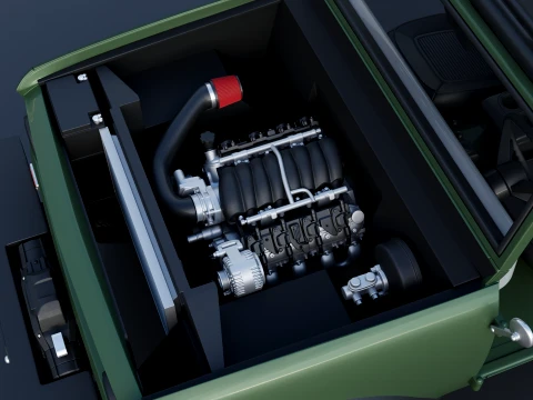 International Scout Custom 1965 3D Print Model