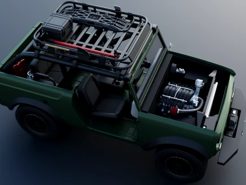 International Scout Custom 1965 3D Print Model