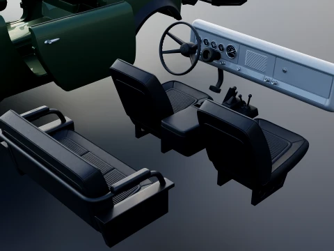 International Scout Custom 1965 3D Print Model