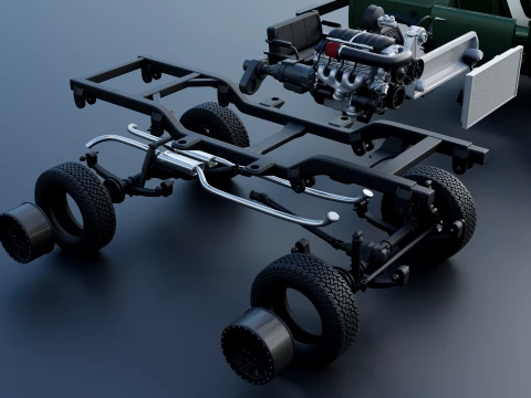 International Scout Custom 1965 3D Print Model