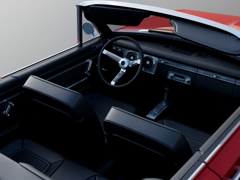 Plymouth Valiant Convertible 1965 3D Print Model