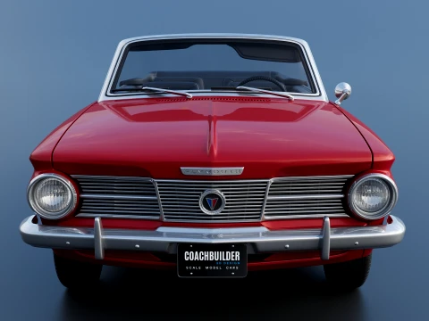 Plymouth Valiant Convertible 1965 3D Print Model