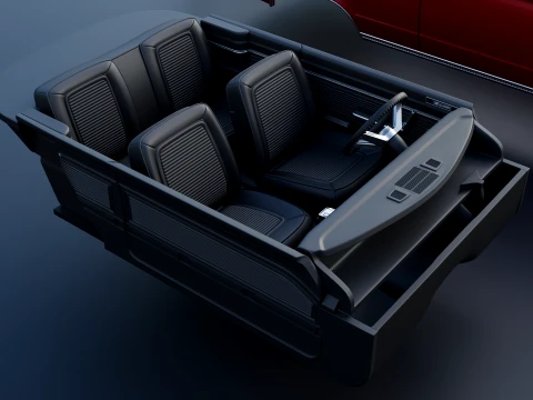 Plymouth Valiant Convertible 1965 3D Print Model