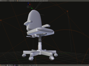 office chair 3D 모델