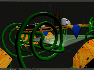 garden tablechairs Modelo 3D