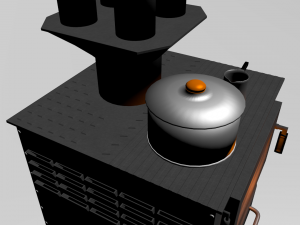 stove 3D Model