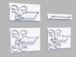 forged furnace doors 3Dモデル