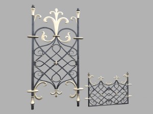 forged furnace doors 3Dモデル