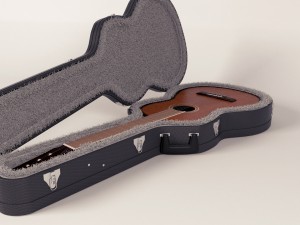 classical guitar with case Modelo 3D