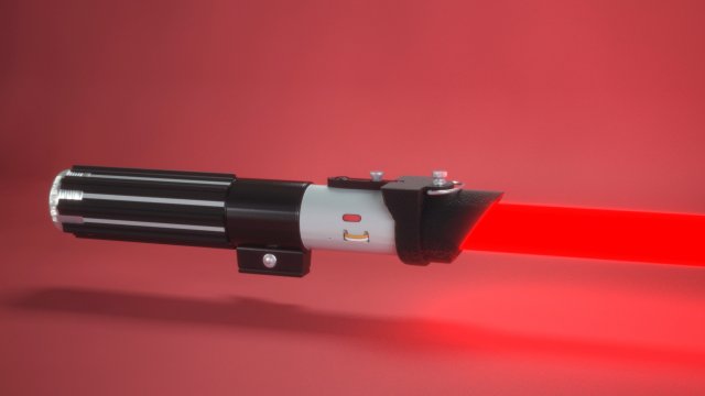 darth vaders lightsaber Modello 3D .c4d .max .obj .3ds .fbx .stl .blend 