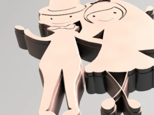 wedding figurine 3D Print Model