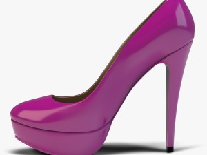 plateau high heels Modelo 3D