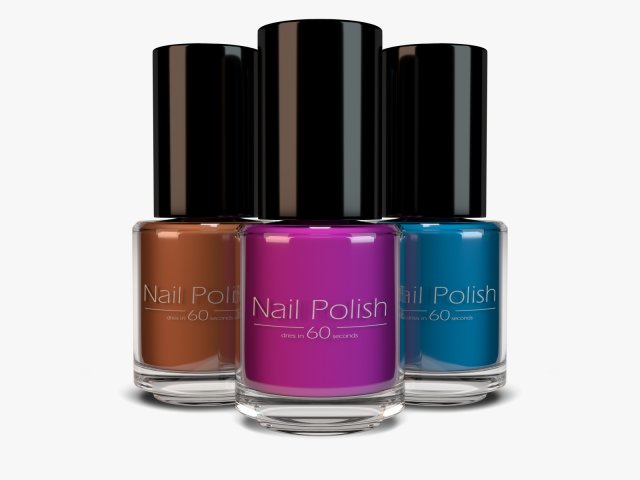 nail polish 3D Model .c4d .max .obj .3ds .fbx .stl .blend 