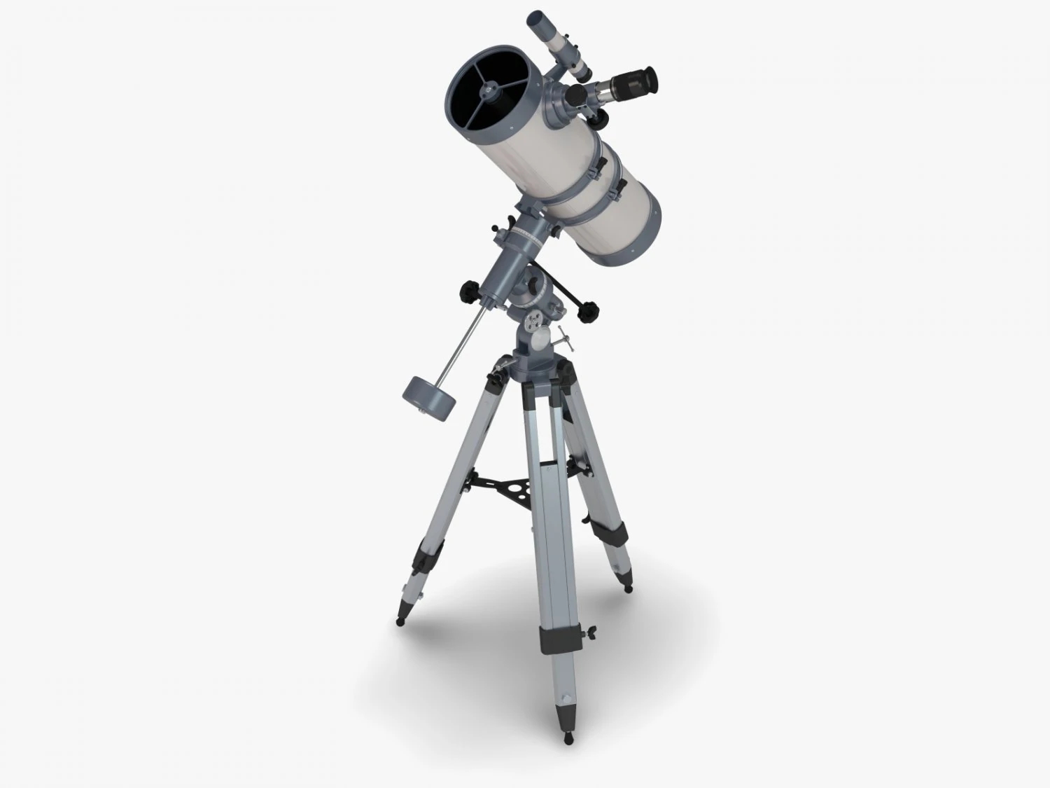 reflector telescope 3D Model .c4d .max .obj .3ds .fbx .stl .blend 