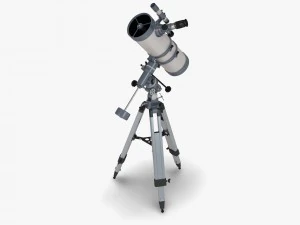 télescope à réflecteur Modèle 3D