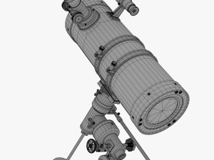 reflector telescope 3D 模型