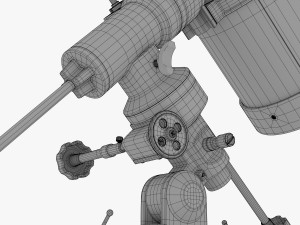 reflector telescope 3D 模型