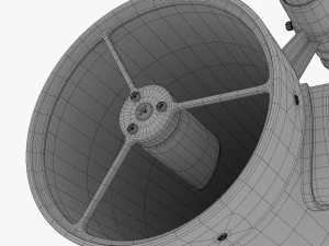 reflector telescope 3D Model