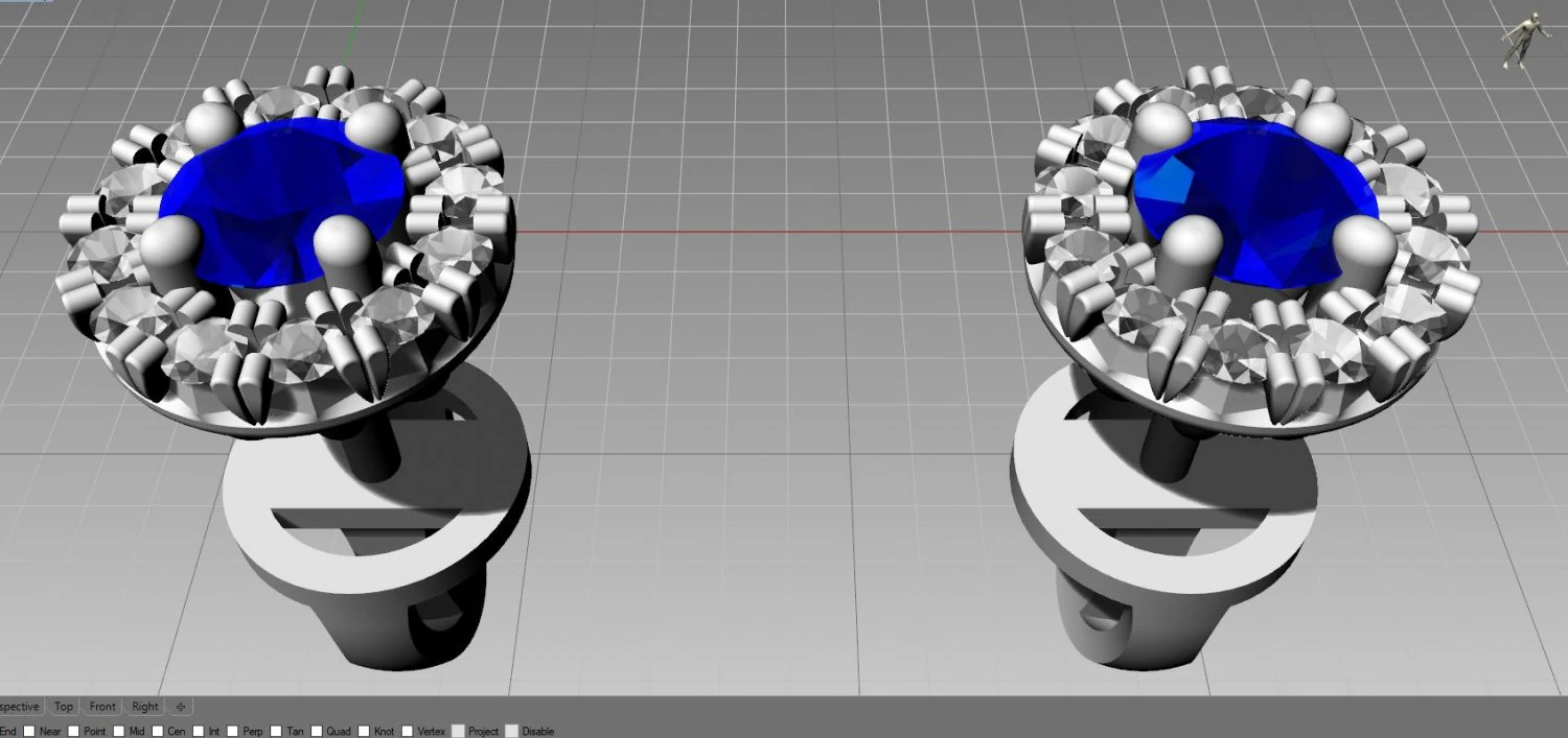 earrings 3D Print Model .c4d .max .obj .3ds .fbx .stl .blend