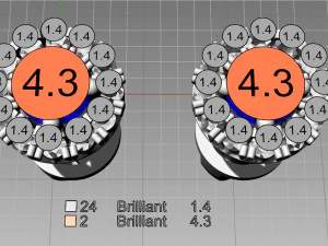 earrings 3D Print Model