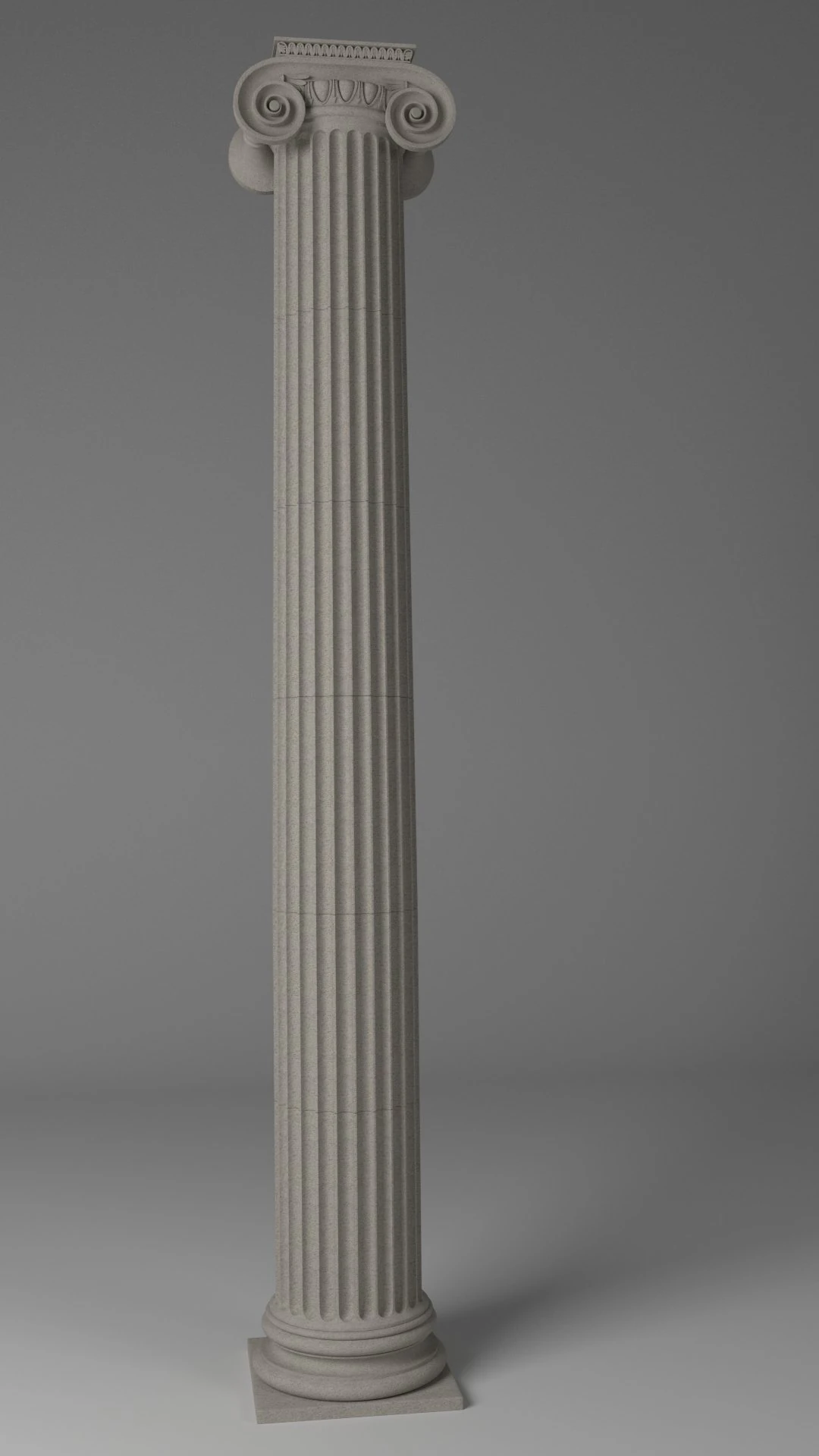 column - ionic order 3D Model .c4d .max .obj .3ds .fbx .stl .blend 