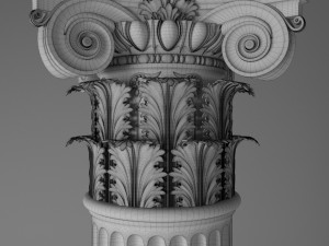 column - composite order Model 3D