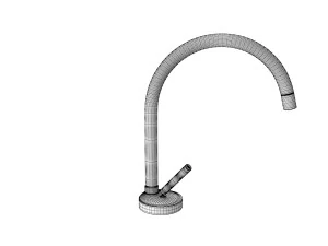 shock facto kitchen tap 3D Model