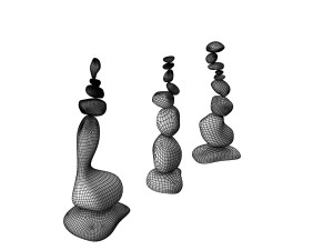 stone sculptures 3D Model