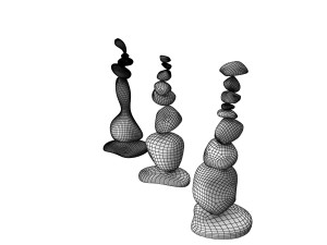 stone sculptures 3D Model