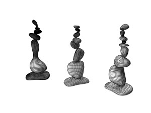 stone sculptures 3D Model