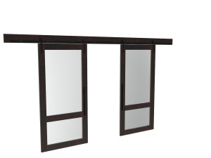 door on wheels Model 3D