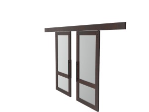 door on wheels Model 3D