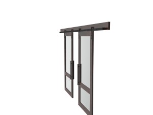 door on wheels Model 3D