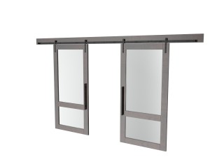 door on wheels Model 3D