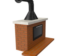 fireplace a 3D 모델