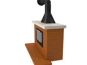 fireplace a 3D 모델