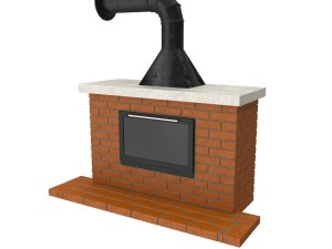 fireplace a 3D 모델