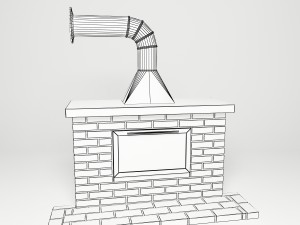 fireplace a 3D 모델