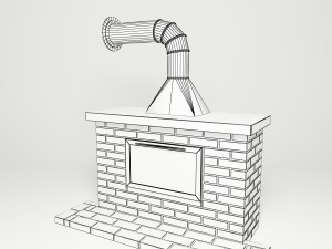 fireplace a 3D 모델